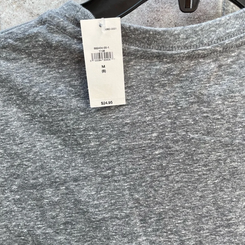 ❤️ GAP TEEN GREY MTV 90s Y2K TEE SHIRT TOP SIZE MEDIUM NEW